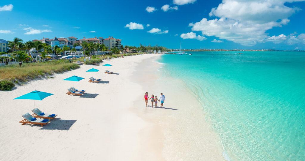 Beach View of Turks and Caicos