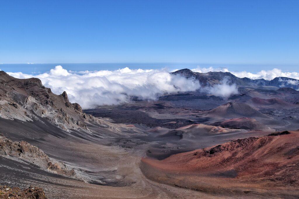 Haleakala National Park view for vacation in hawaii