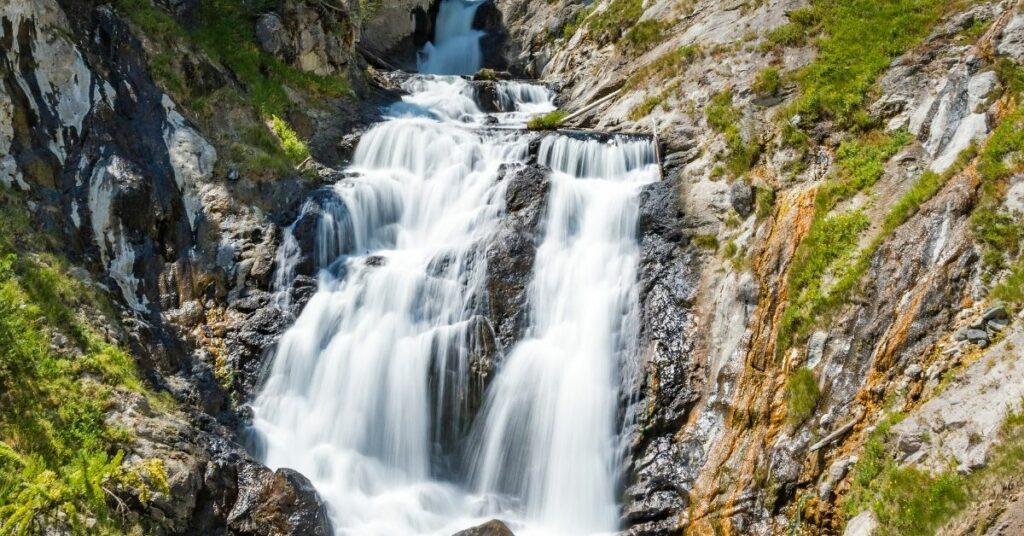 Mystic Yellowstone Waterfalls