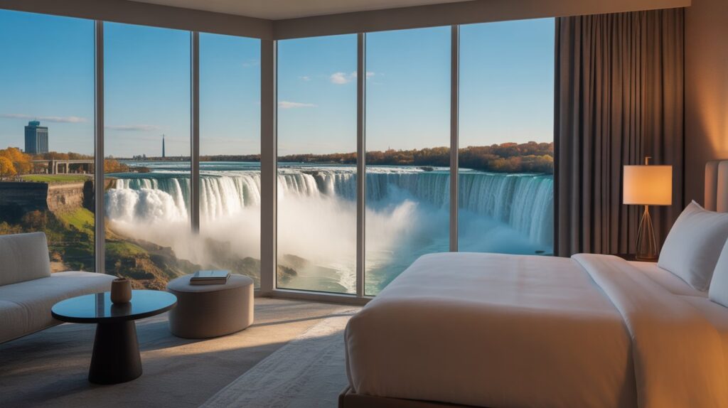how to find cheap accommodation near Niagara Falls